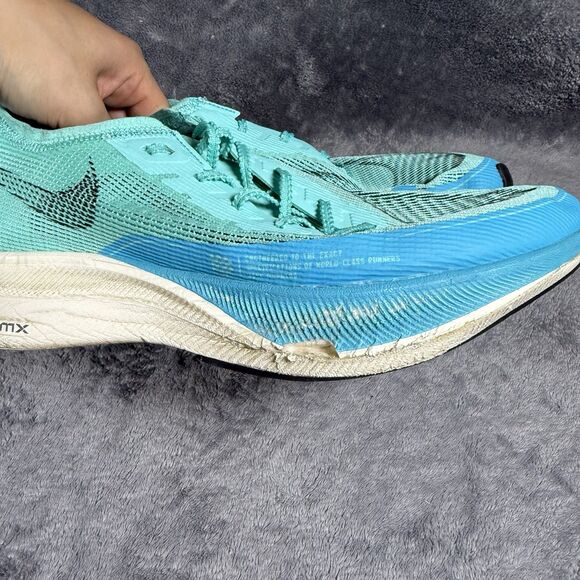 Nike ZoomX Vaporfly NEXT% 2 Aurora Green Shoes Men\'s Size 10 Running main image 5